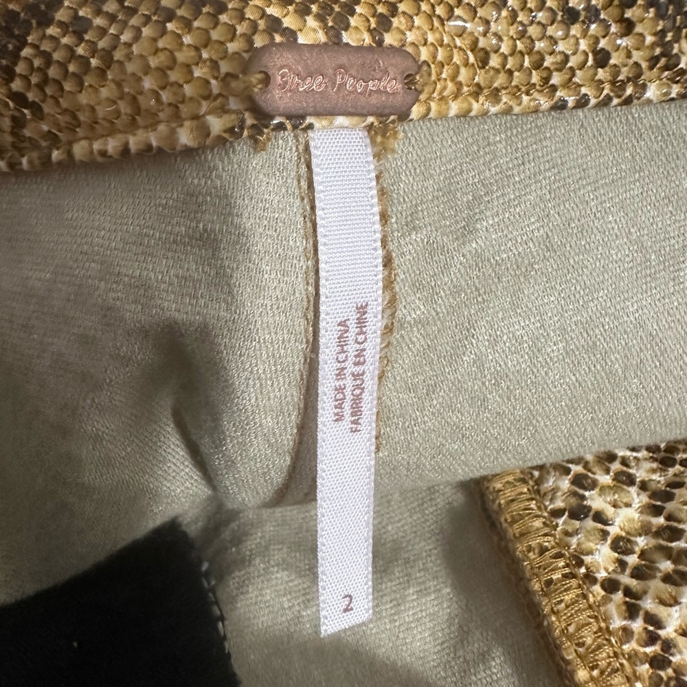Free People Wild Horses Vegan High Waist Straight Leg Pants 2 - Picture 6 of 7
